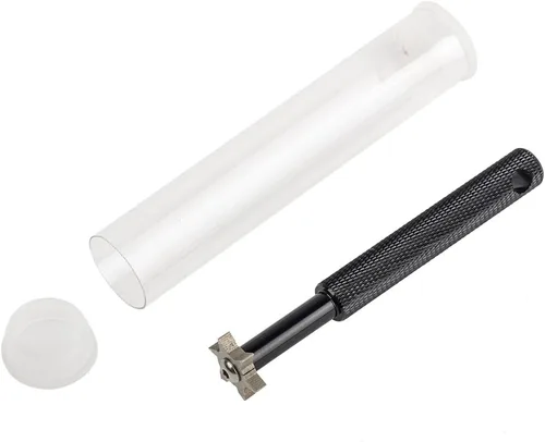 Miniatura 7 de HIFROM Afilador de ranuras con 6 cabezales – Afilador de ranuras para palos de golf, herramienta de reranurado y limpiador para todos los hierros