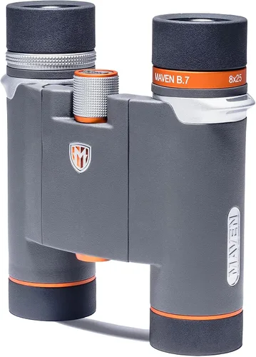 Miniatura 2 de Maven B.7 0.984 in ED Binocular (8X25, Negro/Gris)