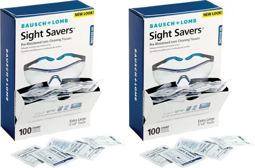 Miniatura 2 de Bausch + Lomb Sight SaversLens - Toallitas de limpieza para lentes, tejidos prehumedecidos, antivaho y antiestáticas, antirayas, limpia vidrio