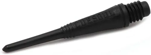 Miniatura 3 de CUESOUL 100 puntos de punta suave para dardos de punta suave Negro