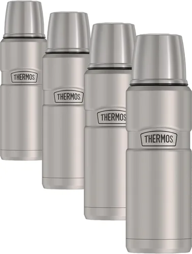 Miniatura 12 de Botella inoxidable compacta de 16 onzas líquidas, modelo King, de la marca Thermos, 16 onza, Acero inoxidable