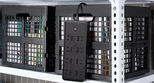 Miniatura 6 de Eslite Paquete de 3 Cajas de Almacenamiento de Plástico Plegables, Cajas Plegables para Almacenamiento, 16L (Negro)