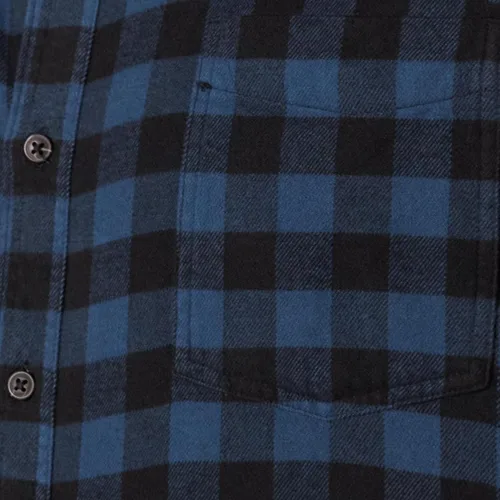 Miniatura 7 de Amazon Essentials Camisas de franela de manga larga para hombre, corte ajustado, a cuadros con botones