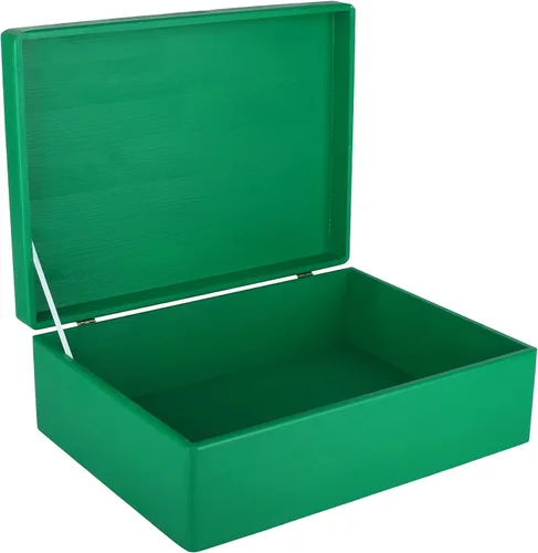 Miniatura 33 de Creative Deco Caja Grande de Madera Negra para Almacenamiento con Tapa con Bisagras 11.8 x 7.87 x 5.51 pulgadas (+-0.5) Caja de Regalo para Negro