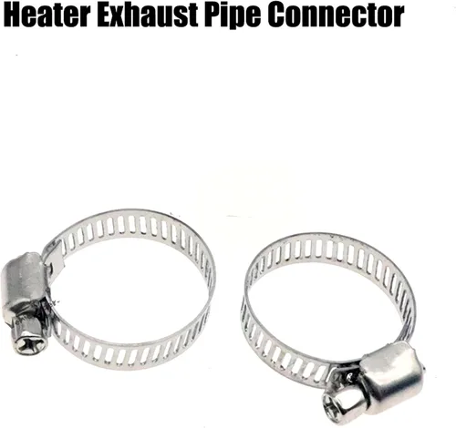 Miniatura 5 de 1 paquete de tubo de escape de 22 mm/24 mm de 60 cm/100/200 cm de doble capa para calefacción de aire y diésel con silenciador de escape y tapa