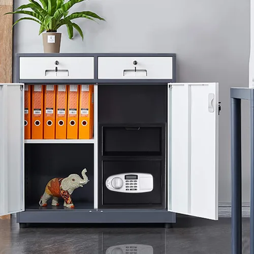 Miniatura 9 de S AFSTAR Caja fuerte digital con llaves de emergencia y ranura de depósito, caja de seguridad electrónica para dinero en efectivo, joyas