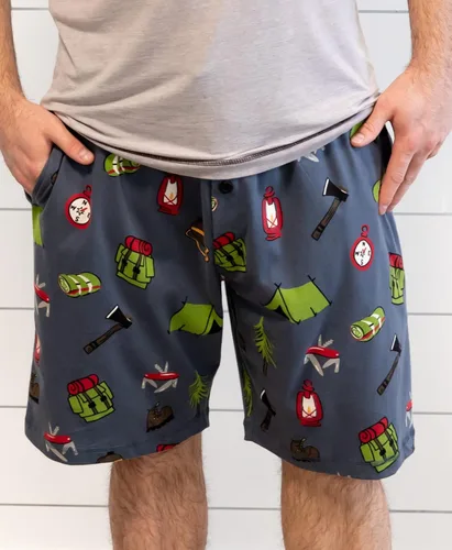 Miniatura 182 de Lazy One - Pantalones cortos de pijama para hombre, ropa de dormir