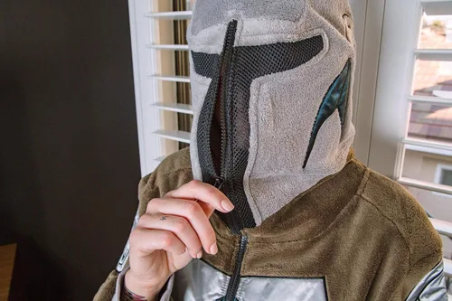 Miniatura 4 de Star Wars The Mandalorian Bounty Hunter Din Djarin - Mameluco unisex XXL Marrón