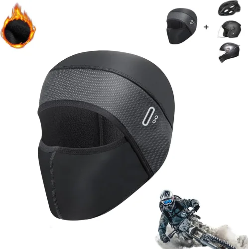 Miniatura 2 de Capucha de ciclismo con protección facial de seda de hielo, Gorros para El Frio para hombres, máscara facial de ciclismo para montar en moto