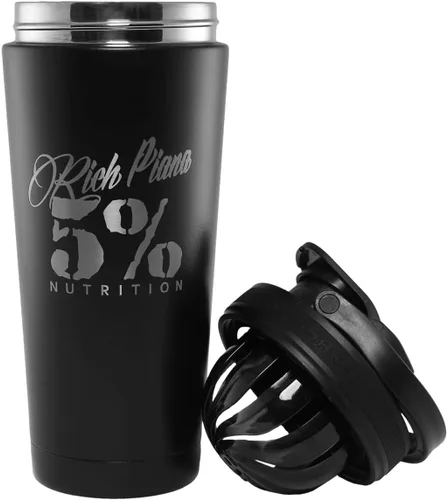 Miniatura 3 de Rich Piana 5% Nutrition Sports Duffle & Gym Bag Signature "RP" Crown Bag (negro con 2 opciones de color), Maleta + coctelera de hielo + embudo