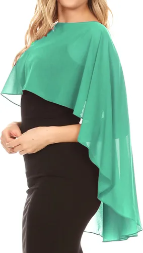 Miniatura 3 de Sakkas Anya - Capa de gasa suave para mujer, para boda, dama de honor, novia, bolero