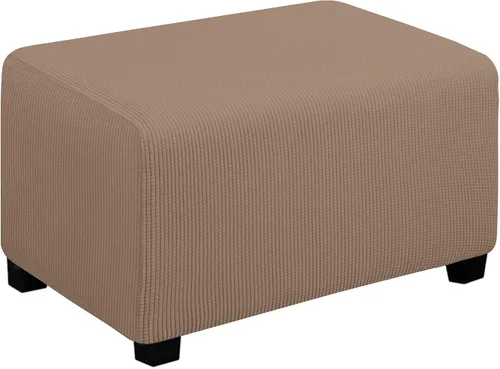 Miniatura 150 de Easy-Going Funda Elástica para Otomana Taburete de Almacenamiento Plegable Protector de Muebles Funda Rectangular Suave con Parte Inferior Elástica