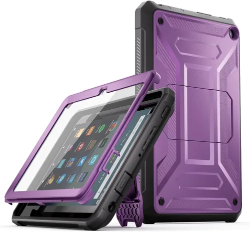 Miniatura 11 de Funda para tablet Amazon Fire HD 10 y Fire HD 10 Kids Pro (solo 13ª generación, versión 2023), DJ&RPPQ con protección completa, resistente