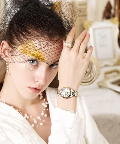 Miniatura 3 de OUPINKE Reloj automático para mujer, mecánico, cuerda automática, clásico de lujo