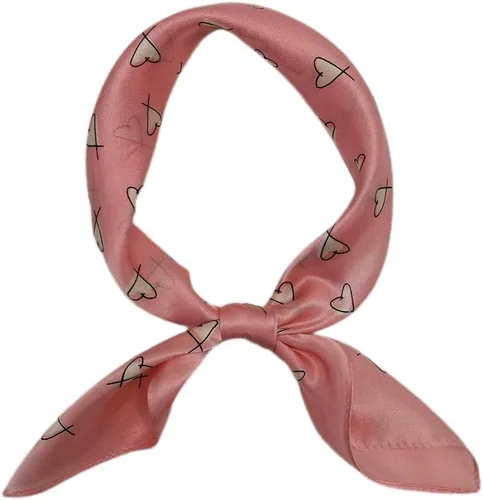 Miniatura 36 de FONYVE Bufandas 100% de seda de morera para mujer, bufanda cuadrada ligera de satén para la cabeza, bufanda pequeña de seda para dormir, 21 x 21