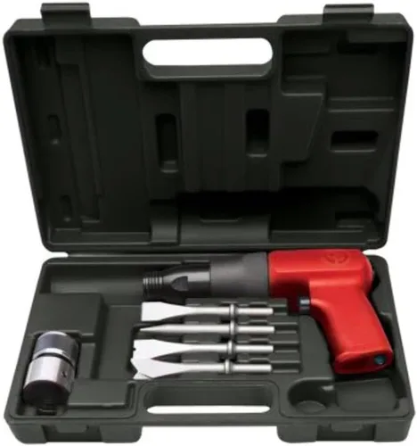 Miniatura 5 de Chicago Pneumatic CP7150K - Kit - Martillo neumático, herramienta de equipo de soldadura, construcción, 0.401 Pulgadas (10.2mm), vástago redondo