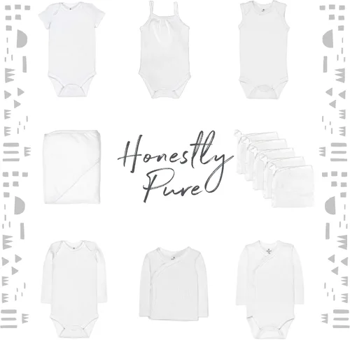Miniatura 3 de HonestBaby 5-Pack Cami Tops Sleeveless T-Shirts 100% Organic Cotton for Infant and Toddler Baby Girls
