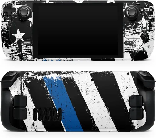 Miniatura 22 de Design Skinz - Compatible con Steam Deck - Calcomanía protectora de vinilo extraíble resistente a los arañazos - Rayas degradadas de acuarela verde