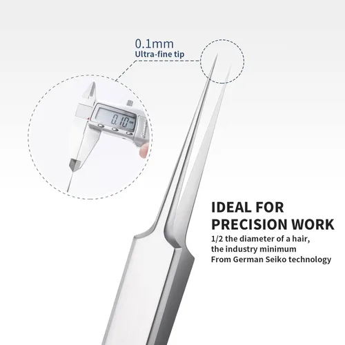 Miniatura 2 de DUcare Kit de herramientas para eliminar puntos negros, kit de 9 piezas, herramienta profesional de extracción de espinillas de acero inoxidable