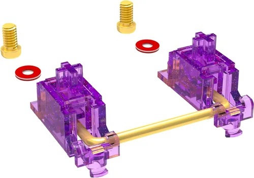 Miniatura 18 de Estabilizador DUROCK V3, estabilizadores de tornillo con cables de 2u 6.25u 7u, estabilizadores de teclado de montaje en PCB para teclados mecánicos