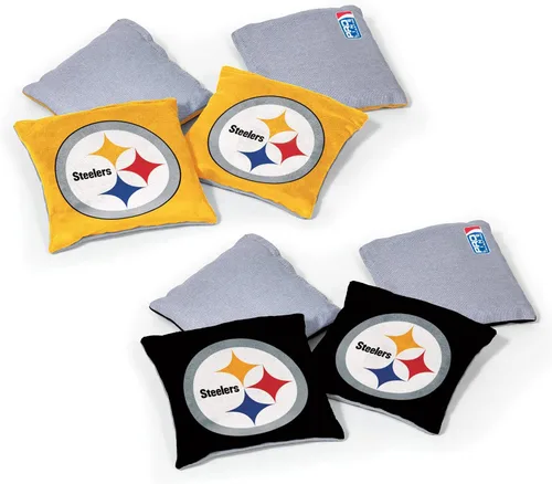 Miniatura 26 de Wild Sports - Bolsas de frijoles de doble cara de fútbol americano profesional de la NFL, 8 unidades, bolsas de lanzamiento de primera calidad