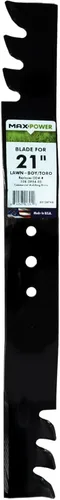 MaxPower 331387XB Cuchilla comercial para cortacéspedes de césped de 21 pulgadas Cut Toro, Exmark, Lawn Boy Reemplaza OEM # 108-0954-03, 116-4500,