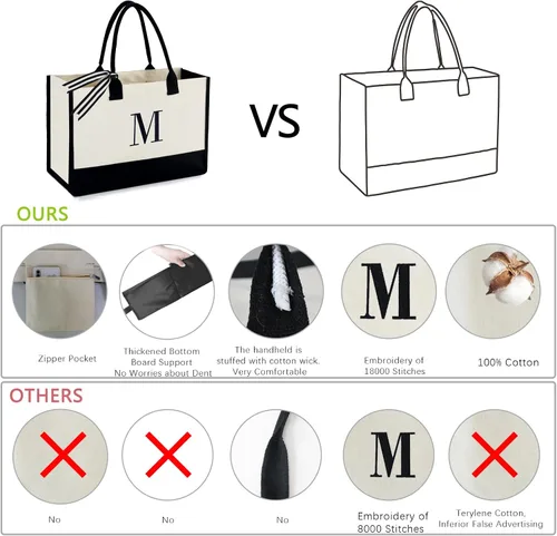 Miniatura 59 de BeeGreen Bolsa personalizada para mujeres, mamá, profesora, amigas, hermana, bolsas de regalo con bolsa de Comestic