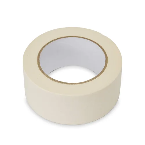 Lichamp Cinta adhesiva ancha de 2 pulgadas, 1 cinta adhesiva de uso general, color beige, papel de enmascarar blanco, 1.95 pulgadas x 55 yardas