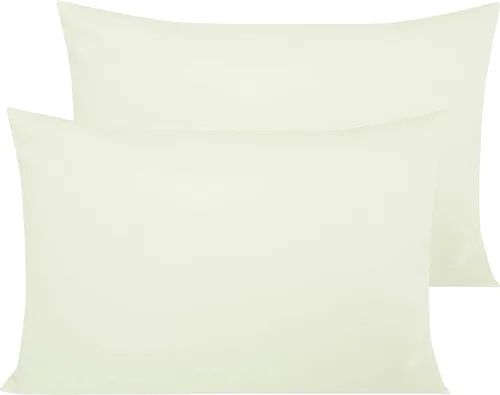 Miniatura 35 de NTBAY Fundas de Almohada de Algodón Egipcio Queen - Juego de 2, Fundas de Almohada de Algodón de 500 Hilos - Fundas de Almohada Suaves y Rosa