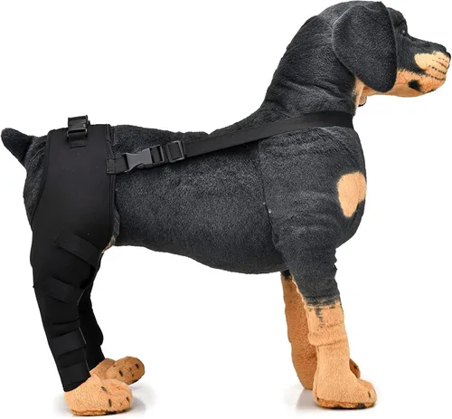 Miniatura 5 de Zunea 1 par de soporte para pierna de perro para pierna trasera, ACL CCL, lágrima, canino, articulación de corvejón trasero para perros, piernas