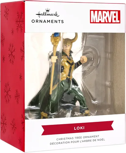 Miniatura 3 de Hallmark Marvel Loki - Adorno navideño de resina