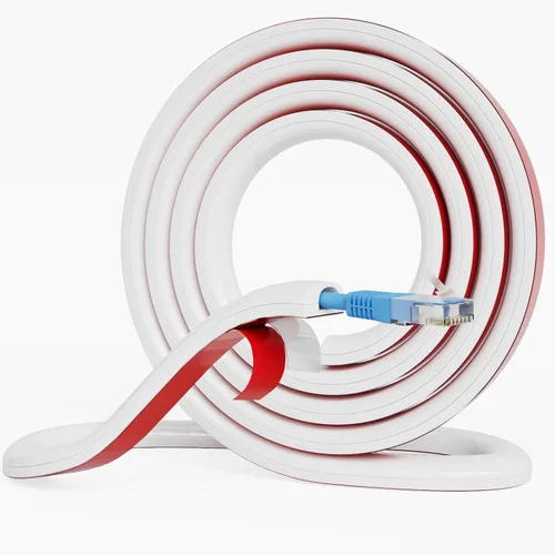 Miniatura 10 de Kit de ocultador de cables Raceway, ocultador de cables de pared de 39 pulgadas para 1-2 cables, material de silicona ocultador de cables de montaje