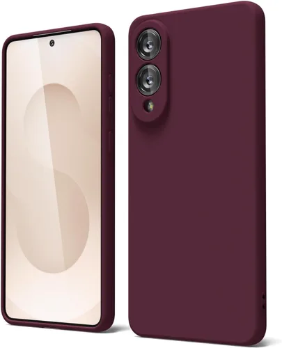 Miniatura 163 de oakxco Funda para teléfono Samsung Galaxy S21 Ultra con agarre de silicona líquida, bonita funda delgada y delgada de goma suave de TPU lisa