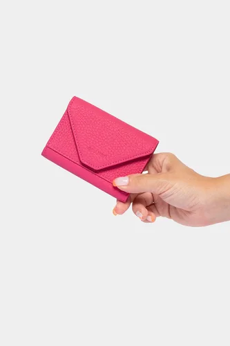 Miniatura 31 de grande Estuches para tarjetas 3639, Naranja, Tarjetero de cuero con cierre magnético, cartera pequeña de acordeón para mujer