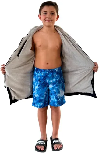 Miniatura 3 de MACAR Parka de natación impermeable con forro polar, ideal para actividades junto a la piscina y al aire libre