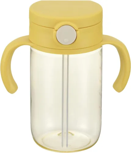 Miniatura 13 de Vaso para beber con popote de silicona y asas extraíbles, 10 onzas, fácil agarre para bebés y niños pequeños Honeydew
