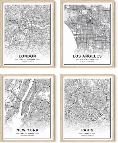 Miniatura 15 de HAUS AND HUES Arte de pared de la ciudad de Nueva York y pósteres de Nueva York, juego de 6 pósteres de la ciudad de Nueva York, decoración de pared