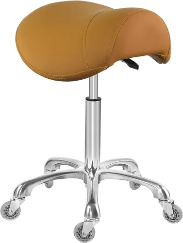 Miniatura 12 de Antlu Taburete Silla con Ruedas con Soporte para la Espalda, Taburete de Silla Dental de Esteticista Tatuaje, Sillas de Pestañas para Técnico
