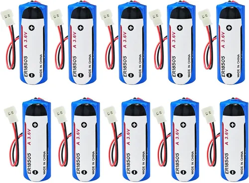 Miniatura 14 de WEIMAA - Paquete de 10 baterías de litio ER18505 de 3.6 V 4000 mAh tamaño A batería de litio primaria con conector 2.0 10 Pack