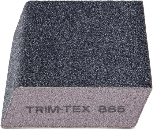 Trim-Tex - Paquete de 24 bloques de lijado de doble ángulo, grano medio/fino, 40% más grande, evita que se rompa y raspe para un acabado impecable,