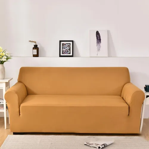 Miniatura 10 de Konsilsa Funda elástica para sofá de 1/2/3/4 plazas, funda universal para sillón suave, lavable, antideslizante, adecuada para protector de muebles