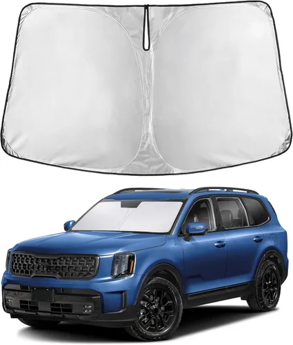 Miniatura 161 de EcoNour Parasol para parabrisas compatible con Hyundai Tucson 2016-2019 2020 2021, visera solar para parabrisas delantero y ventana, bloqueador
