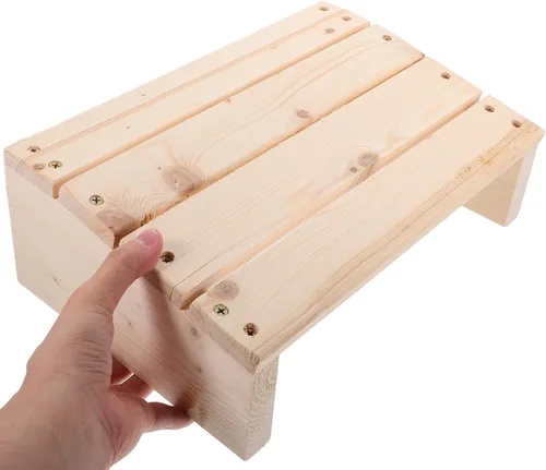 Miniatura 10 de Taburete de pie para debajo del escritorio, reposapiés para debajo del escritorio, reposapiés de oficina, reposapiés, cojín de descanso para pies