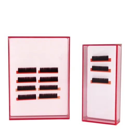 Miniatura 6 de Paleta de injerto de pestañas con cubierta, soporte para azulejos de pestañas acrílicas a prueba de polvo, almohadillas de juntas de almacenamiento