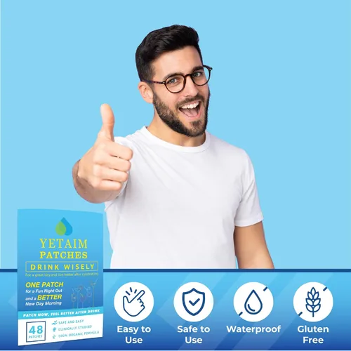 Miniatura 7 de YETAIM Parches de recuperación para mujeres y hombres: paquete de 48 unidades para impulso de energía y recuperación rápida - apoyo para día, noche