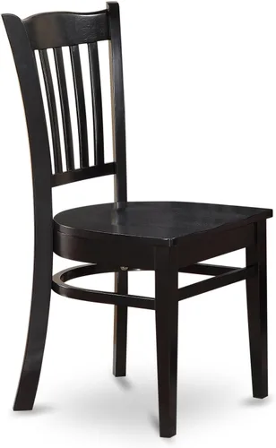 Miniatura 7 de East West Furniture WEGR6D-BLK-W - Juego de mesa de cocina de 6 piezas contiene una mesa de comedor rectangular con hojas de mariposa y 4 sillas