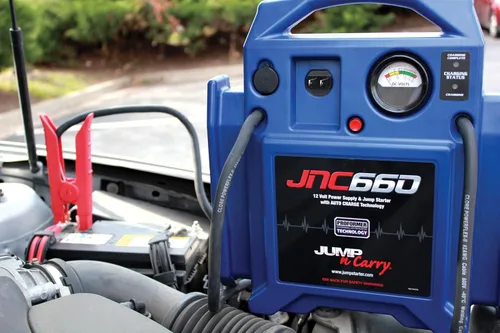Miniatura 3 de Clore Automotive Jump-N-Carry JNC660 1700 Peak Amp 12 voltios Jump Starter, azul y cubierta JNCCVRXL para modelos de arranque JumpN-Carry JNCAIR
