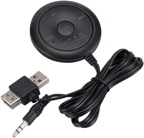 Miniatura 9 de Reproductor de MP3 para coche Receptor transmisor FM inalámbrico manos libres llamada función de memoria TF tarjeta U disco AUX Player