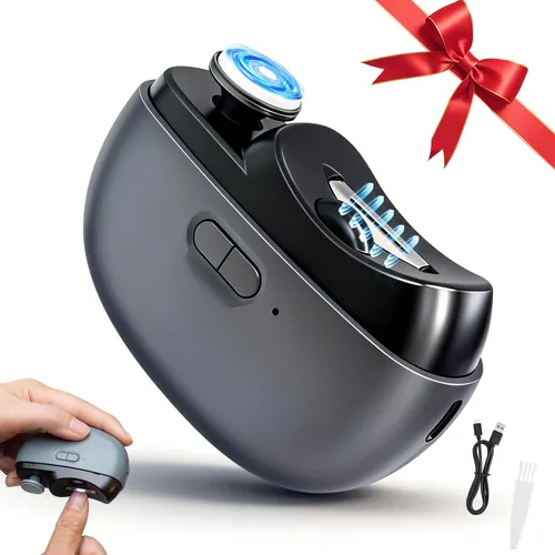 Electric Nail Clipper 3-in-1 Automatic Nail Clippers, Fingernail Toenail Trimmer Electric Toenail Clippers with LED Light Clip Storage 2 Speeds Nail