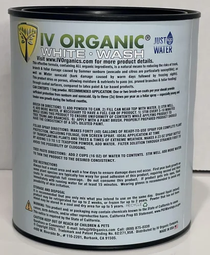 Miniatura 7 de IV Organic Protector de plantas de lavado blanco, 1 galón (blanco)